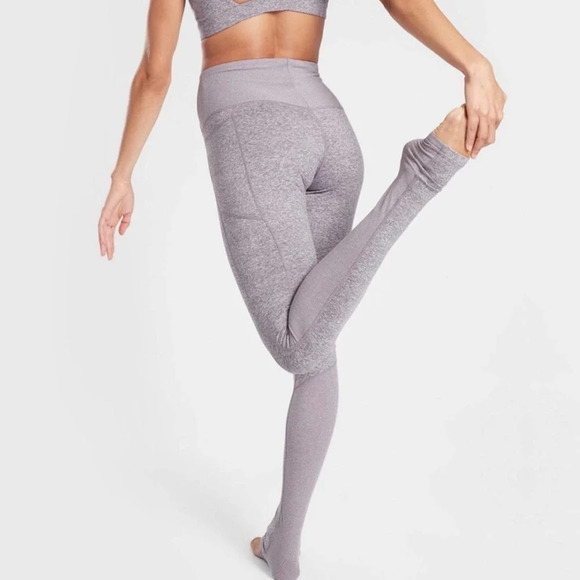 Athleta Women’s Exhale Heel Tights Size Small in Softluxe / Style 511157 - Picture 10 of 10